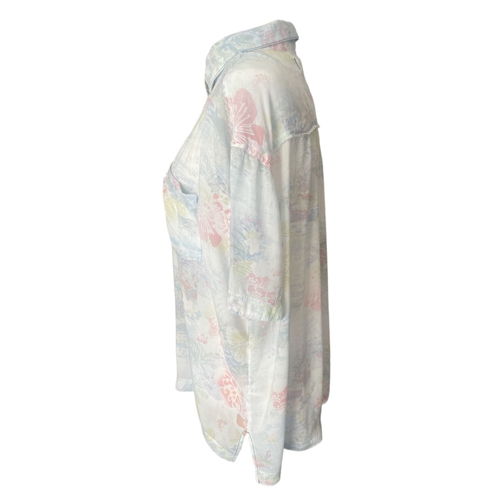 We the Free Pale Tropical Print Shirt - Picture 4 of 12